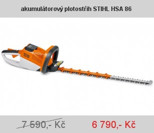 akumulátorový plotostřih STIHL HSA 86 akumulátorový plotostřih STIHL HSA 86